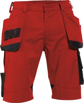 Dassy Arbeitsshorts mit Holstertaschen Bionic PESCO63 Rot/Schwarz