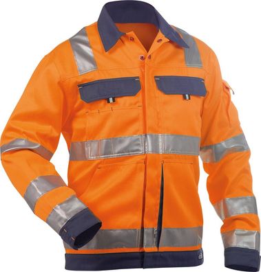 Dassy Warnschutz Arbeitsjacke Dusseldorf PESCO74 Neonorange/Dunkelblau