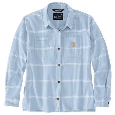 Carhartt Damen Hemd Midweight Flannel L/S Plaid Shirt Neptune