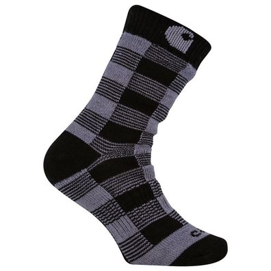 Carhartt Socke Thermal Plaid Crew Sock Blue