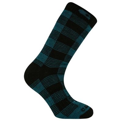 Carhartt Socke Thermal Plaid Crew Sock Green