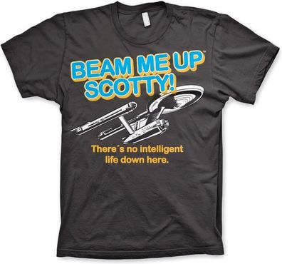 Star Trek Beam Me Up Scotty T-Shirt Dark-Grey