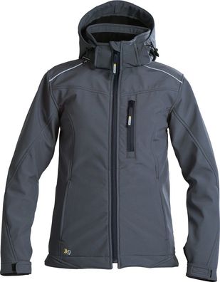 Dassy Softshell-Jacke für Damen Tavira Women PES21 Zementgrau