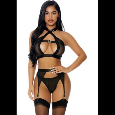 Forplay - Golden Hour Lingerie Set - Lingerie Set - XL