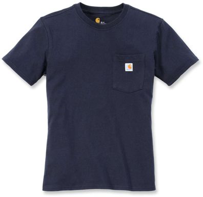 Carhartt Damen Female Shirt Workw Pocket S/S T-Shirt Navy