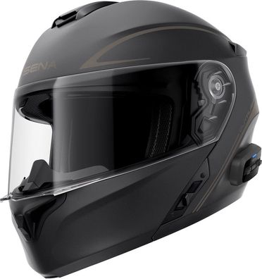 Sena Motorrad Helm OutRush R Matt Schwarz