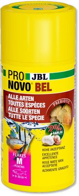 JBL ProNovo Bel Flakes M 100ml Futter für Fische 8-20cm