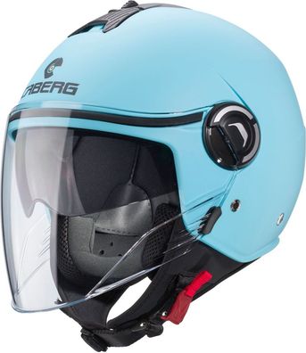 Caberg Motorrad Jethelm Riviera V4 Matt Hellblau