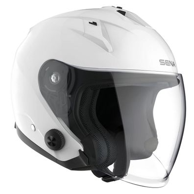 Sena Motorrad Jethelm Helm Econo Weiß