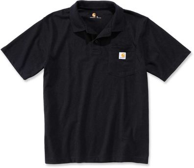 Carhartt Polo Contractor'S Work Pocket Polo Black