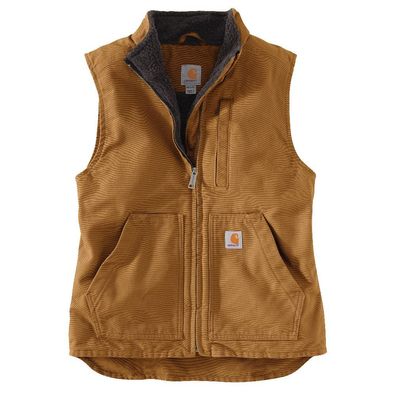 Carhartt Damen Weste Sherpa Lined Mock Neck Vest Carhartt® Brown