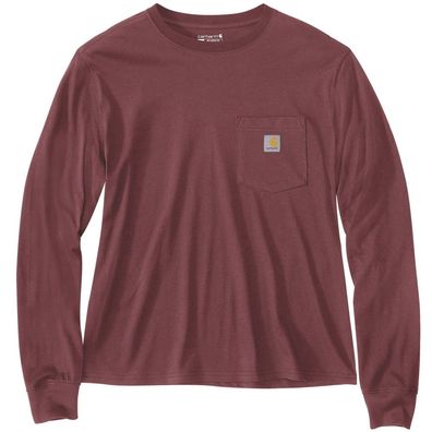 Carhartt Damen Lightweight L/S Pocket T-Shirt Sable