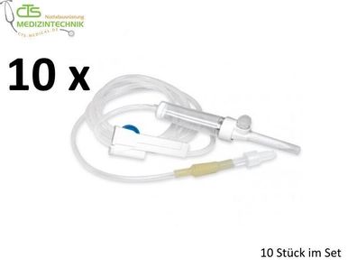 10x Infusionssystem Infusionsbesteck Infusion Infusion Leitung Dosierer Pflanzen