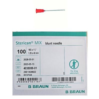 Sterican MIX Aufziehkanüle stumpfe Nadel Kanüle Entnahmekanüle 1,20x40mm B. Braun