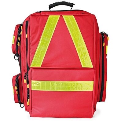 Notfallrucksack plus wählbarer Inhalt Rucksack-Notfall Rettungsrucksack Rot RTW