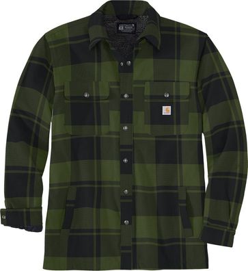 Carhartt Jacke Flannel Sherpa-Lined Shirt Jac Chive