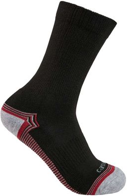 Carhartt Force Midweight Crew Sock 3 Pack Black