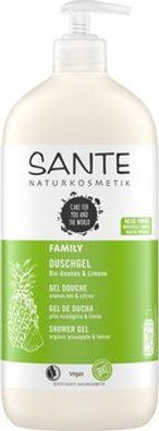 Sante 3x SANTE FAMILY Duschgel Bio-Ananas & Limone 950ml