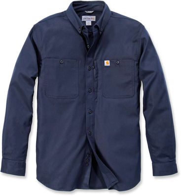 Carhartt Herren Shirt Rugged Prof Workshirt L/S Navy