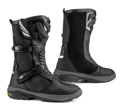 Falco Motorrad Schuhe / Stiefel Mixto 3 ADV Wasserdicht Black