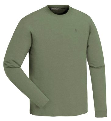 Pinewood 5404 Peached L/S Langarmshirt Mittelgrün (137)