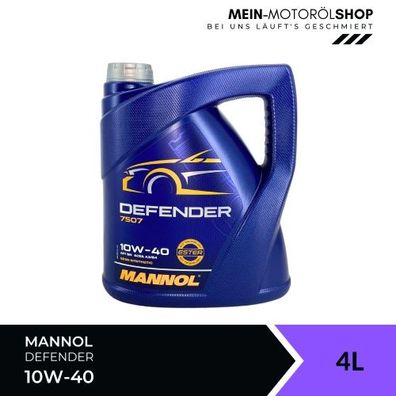 Mannol Defender 10W-40 4 Liter