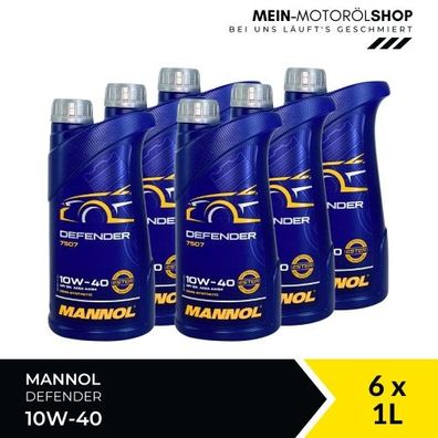 Mannol Defender 10W-40 6x1 Liter