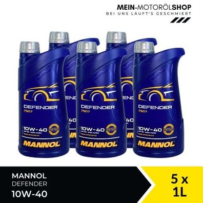 Mannol Defender 10W-40 5x1 Liter