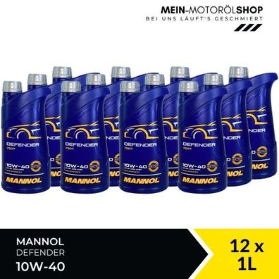 Mannol Defender 10W-40 12x1 Liter