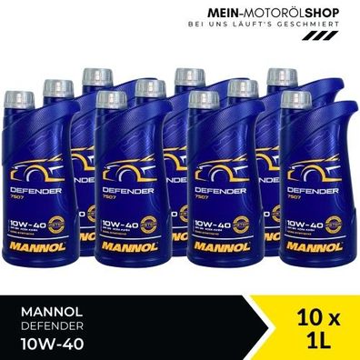 Mannol Defender 10W-40 10x1 Liter