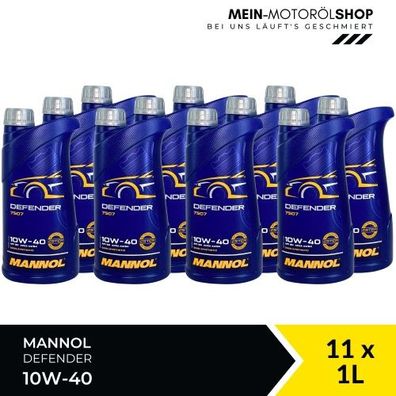 Mannol Defender 10W-40 11x1 Liter