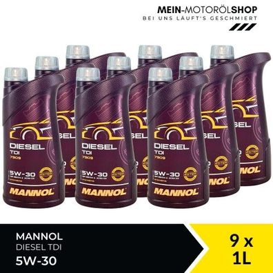 Mannol Diesel TDI 5W-30 9x1 Liter