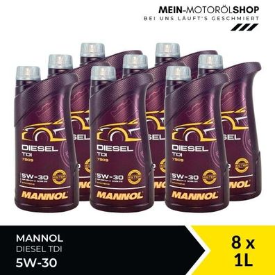 Mannol Diesel TDI 5W-30 8x1 Liter