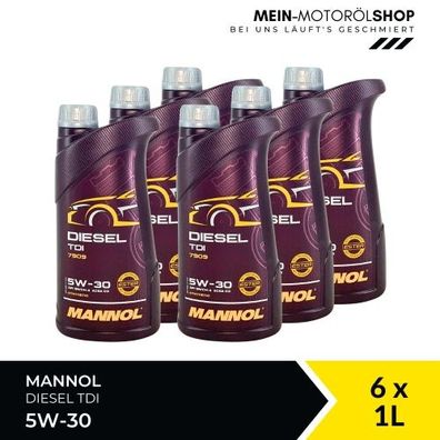 Mannol Diesel TDI 5W-30 6x1 Liter