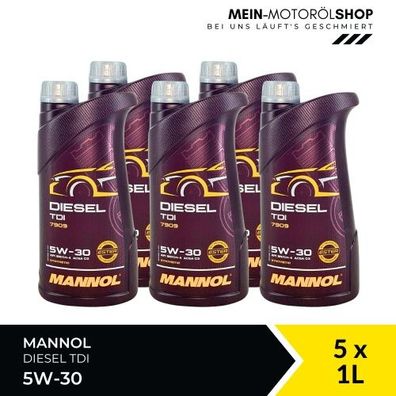 Mannol Diesel TDI 5W-30 5x1 Liter