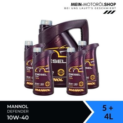 Mannol Diesel TDI 5W-30 5 + 4 Liter