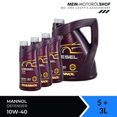 Mannol Diesel TDI 5W-30 5 + 3 Liter