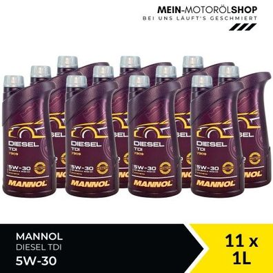 Mannol Diesel TDI 5W-30 11x1 Liter