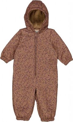 Wheat Kinder Outdoor Overall Thermosuit Hayden Watercolor Flowers