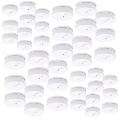 80x Rauchmelder 9V Batterie 85dB Brandmelder Rauchwarnmelder EN 14604