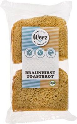 Naturkornmühle Werz 3x Braunhirse Toastbrot, glutenfrei 250g