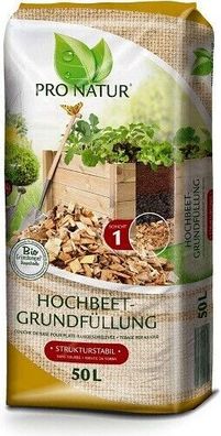 Pro Natur Hochbeet-Grundfüllung 50l