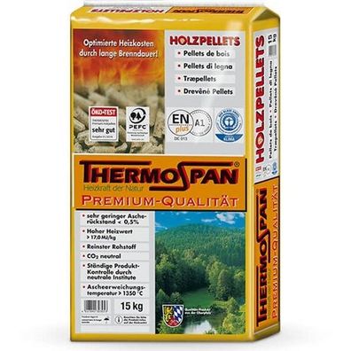 Thermospan Holzpellets 6 mm 15kg