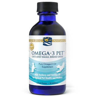 Nordic Naturals, Omega-3-Pet für Katzen und kleine Hunderassen, 2 fl oz (60ml)