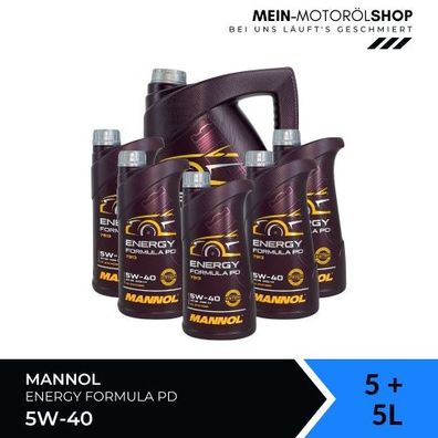 Mannol Energy Formula PD 5W-40 5 + 5 Liter