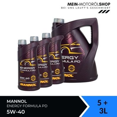 Mannol Energy Formula PD 5W-40 5 + 3 Liter