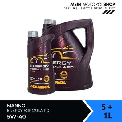 Mannol Energy Formula PD 5W-40 5 + 1 Liter