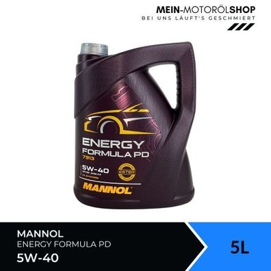 Mannol Energy Formula PD 5W-40 5 Liter