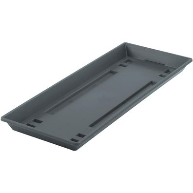 Geli Balkonkasten Untersetzer Standard Anthrazit 40 cm - Kunststoff