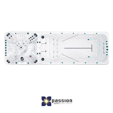 Passion Spas by Fonteyn Whirlpool SwimSpa Vitality Deep | 708 x 225 x 152